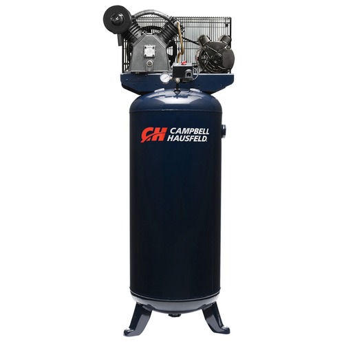 Air Compressors | Campbell Hausfeld XC602100.COM 3.7 HP 60 Gallon 175 Max PSI 7.6 SCFM @ 90 PSI 2-Stage Oil-Lube Electric Stationary Vertical Air Compressor image number 0