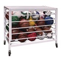 Office Filing Cabinets & Shelves | Champion Sports EBLXX 23 in. x 45 in. x 32 in. 264 lb Capacity Economy Locking Ball Carrier - White image number 5