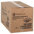 Food Trays, Containers, and Lids | Pactiv Corp. Y6132H 11.8 in.x 9.4 in. 2.6 in. Half-Size Deep Aluminum Steam Table Pan (100/Carton) image number 1