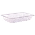 Food Service | Carlisle 1062807 18 in. x 26 in. StorPlus Polycarbonate Plastic Food Storage Container Colander - Clear image number 0