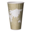 Cups and Lids | Eco-Products EP-BNHC16-WD 16 oz. World Art Renewable and Compostable Insulated PLA Hot Cups (600/Carton) image number 0