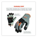Work Gloves | Ergodyne 17043 ProFlex 710 Heavy-Duty Utility Gloves - Medium Gray (1-Pair) image number 4