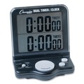 Toys | Champion Sports DC100 3.5 in. x 1 in. x 4.5 in. LCD Dual Timer/Clock with Jumbo Display - Black image number 0
