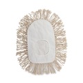 Just Launched | Boardwalk BWK1491 17.5 in. x 13.5 in. Cotton Wedge Dust Mop Head - White image number 1