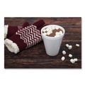 Cutlery | Dart 12J16 12 oz. Squat Foam Drink Cups - White (1000/Carton) image number 5