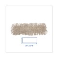 Just Launched | Boardwalk BWK1024 24 in. x 3 in. Cotton Dust Mop Head - White image number 2