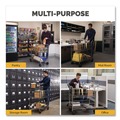 Utility Carts | Fellowes Mfg Co. 40912 21.5 in. x 37.5 in. x 39.25 in. Wire Mail Cart - Chrome image number 2