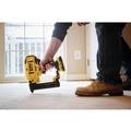 Crown Staplers | Factory Reconditioned Dewalt DCN681D1R 20V MAX Cordless Lithium-Ion 18 Gauge Narrow Crown Stapler Kit image number 12