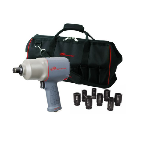 Air Impact Wrenches | Ingersoll Rand 2145QIMAXK 3/4 in. Quiet Composite Impact Wrench Kit image number 0