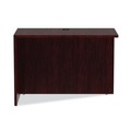 Labor Day Sale! Save $30 off $199! | Alera ALEVA354224MY 42 in. x 23.63 in. x 29.5 in. Valencia Series Reversible Return/Bridge Shell - Mahogany image number 3