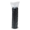 Cutlery | Dart 16ELBLK Cappuccino Dome Sipper Lids Fits 12 oz. to 24 oz. Hot Cups - Black (1000/Carton) image number 1