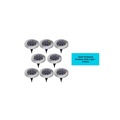 Outdoor Lighting | Black & Decker BDSLDK8P (8/Pack) Outdoor Solar Disk Light image number 1