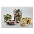 Bulk Savings Pricing 3 | Fabri-Kal 000000000009505114 4.6 in. Diameter x 2.3 in. h 12 oz Plastic Microwavable Deli Containers - Clear (500/Carton) image number 4