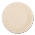 Food Service | Boardwalk BWKPLATE9NPFA 9 in. Diameter Bagasse PFAS-Free Dinnerware Plate - Tan (500/Carton) image number 8