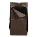Office Jansan | Rubbermaid Commercial 1966885 17 in. x 33 in. 25-Gallon Zippered Vinyl Cleaning Cart Bag - Brown image number 2