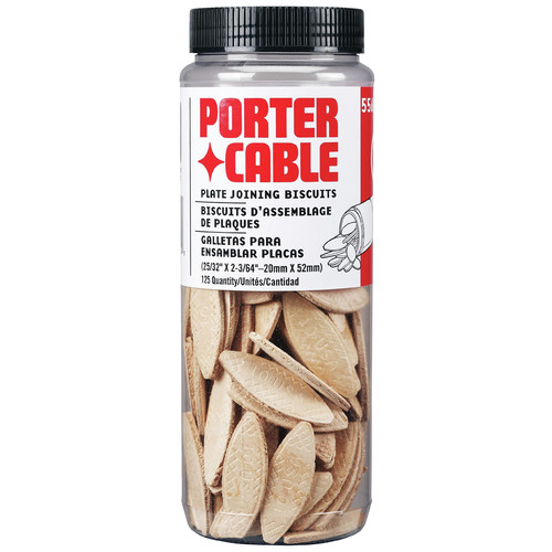 Stationary Tool Accessories | Porter-Cable 5561 #10 Plate Joiner Biscuit Tube (125 Per Tube) image number 0