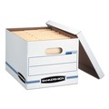 Office Jansan | Bankers Box 00703 Lift-Off Lid Stor/File Storage Box - Letter/legal, White/Blue (12/Carton) image number 2