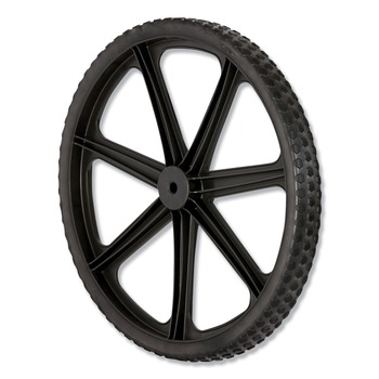 Rubbermaid Commercial M1564200 Big Wheel 20 in. Wheel for 5642, 5642-61 Cart - Black