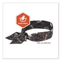 Cooling Gear | Ergodyne 12329 Chill-Its 6700 One Size Fits Most Cooling Bandana Polymer Tie Headband - Skulls image number 6