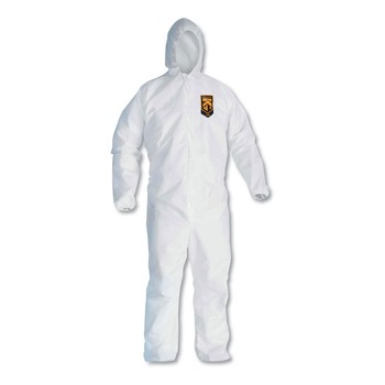 Ansell A20 Breathable Particle Protection Coveralls with Zip Closure - Double Extra Large, White (24/Carton)
