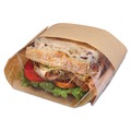 Food Trays, Containers, and Lids | Bagcraft 300094 9.5 in. x 2.75 in. 2.35 mil. Dubl View Sandwich Bags - Natural Brown (500/Carton) image number 0
