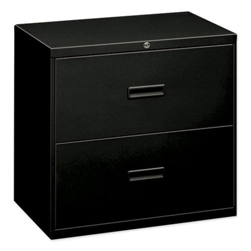  | HON H432.L.P 400 Series 30 in. x 18 in. x 28 in. 2 Legal/Letter Size Lateral File Drawers - Black image number 0