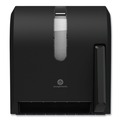 Bulk Savings Pricing 2 | Georgia Pacific Professional 54338A 13 in. x 10 in. x 14.4 in. Hygienic Push-Paddle Roll Towel Dispenser - Black (1/Carton) image number 2