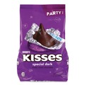 Snacks | Green Rabbit 13462 KISSES 32.1 oz. Bag Party Pack Candy - Special Dark Chocolate image number 1
