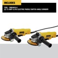 Angle Grinders | Dewalt DWE4012-2W 7.5 Amp Paddle Switch 4-1/2 in. Corded Small Angle Grinder (2 Pack) image number 1