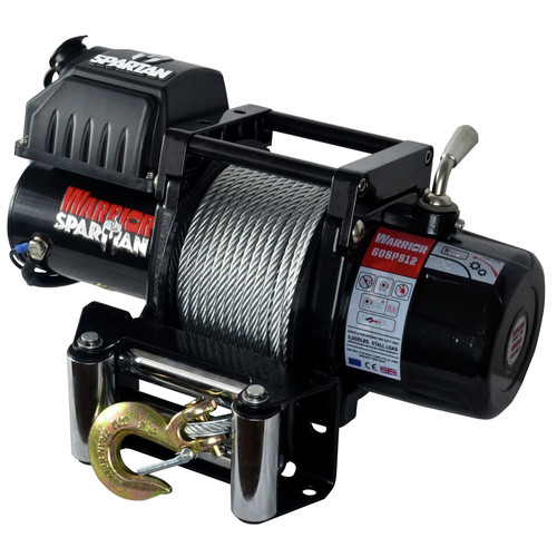 Warrior Winches 6000 Spartan Series 6000 lbs. Capacity Planetary Gear Winch with Steel Cable image number 0