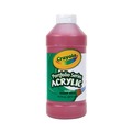 Acrylic & Tempera Paint | Crayola 204016115 16 oz Portfolio Series Acrylic Paint - Deep Red image number 0