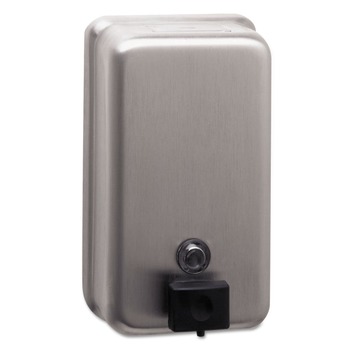 PRODUCTS | Bobrick B-2111 Classicseries Surface-Mounted Soap Dispenser, 40oz, Stainless Steel