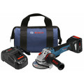 Angle Grinders | Bosch GWS18V-45PSCB14 18V EC Brushless Connected 4-1/2 In. Angle Grinder Kit with No Lock-On Paddle Switch and CORE18V Battery image number 0
