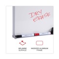  | Universal UNV43622 24 in. x 18 in. Melamine Dry Erase Board with Anodized Aluminum Frame - White Surface image number 3