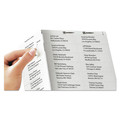 Office Jansan | Avery 18660 1 in. x 2.63 in. Matte Clear Easy Peel Mailing Labels with Sure Feed Technology - Clear (300/Pack) image number 2