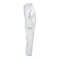 Bib Overalls | Ansell 49105 A20 Breathable Particle Protection Coveralls with Zip Closure - Double Extra Large, White (24/Carton) image number 1