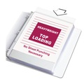 Office Jansan | C-Line 62097 11 in. x 8-1/2 in. Heavyweight Polypropylene Sheet Protectors with 2-in. Sheet Capacity - Clear (200/Box) image number 2