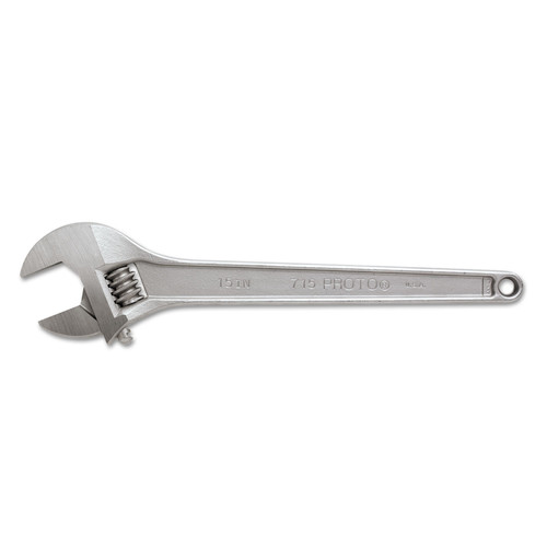 Wrenches | Proto J715S 1-11/16 in. Capacity 15 in. Proto Adjustable Wrench - Black image number 0