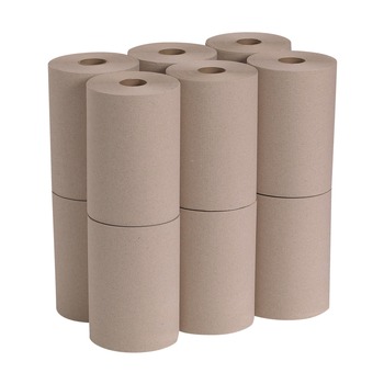 Georgia Pacific Professional 26401 7.88 in. x 350 ft. 1-Ply Pacific Blue Basic Paper Towels - Brown (12 Rolls/Carton)