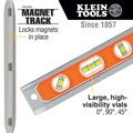 Levels | Klein Tools 935R 9 in. Aluminum Magnetic Torpedo Level with 3 Vials image number 1