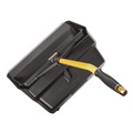 Dust Pans | Rubbermaid Commercial 2018781 Maximizer 20.44 in. W x 29 in. H Plastic Heavy-Duty Stand Up Debris Pan - Yellow/Black image number 2
