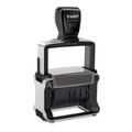  | Trodat 5117 Printy Economy 2.25 in. x 0.38 in. Self-Inking 12-Message Date Stamp - Black image number 0