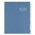 Office Jansan | Smead 89282 20 Divider Reinforced Tab Deluxe Expandable Indexed Desk File/Sorter - Letter, Dark Blue Cover image number 0