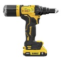Paint and Body | Dewalt DCF403D1 20V MAX XR Brushless Lithium-Ion 3/16 in. Cordless Rivet Tool Kit (2 Ah) image number 4