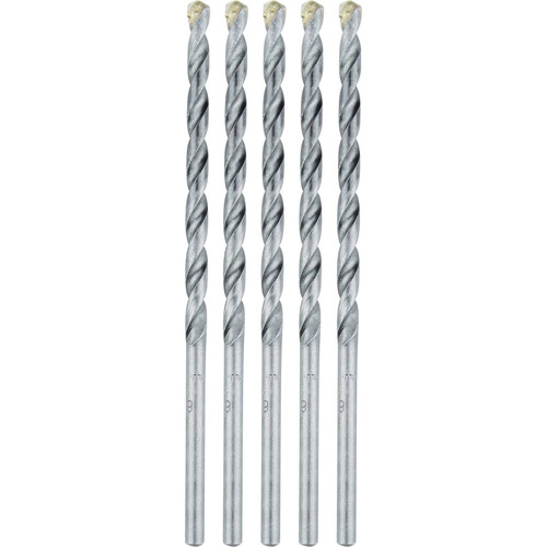 Bits and Bit Sets | Makita E-10637 5-Piece 1/4 in. x 6 in. Carbide Tipped Percussion Masonry Hammer Drill Bit Set image number 0
