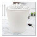  | SOLO 10T1-N0198 165 oz. Double Unwaxed Wrapped Paper Bucket - White (100/Carton) image number 4