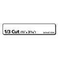 Office Jansan | Avery 08066 0.66 in. x 3.44 in. Removable File Folder Labels with Sure Feed Technology - White (750/Pack) image number 3