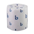 Cleaning & Janitorial Supplies | Boardwalk B6150 2-Ply Septic Safe 156.25 ft. Roll Length Toilet Tissue - White (96/Carton) image number 0