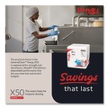 Office Jansan | WypAll 35025 X50 12-1/2 in. x 10 in. 1/4 Fold Cloths - White (26/Pack, 32 Packs/Carton) image number 5