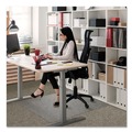 Office Jansan | Floortex ER1115223ER Cleartex Ultimat 48 in. x 60 in. Polycarbonate Chair Mat for Low/Medium Pile Carpet - Clear image number 6